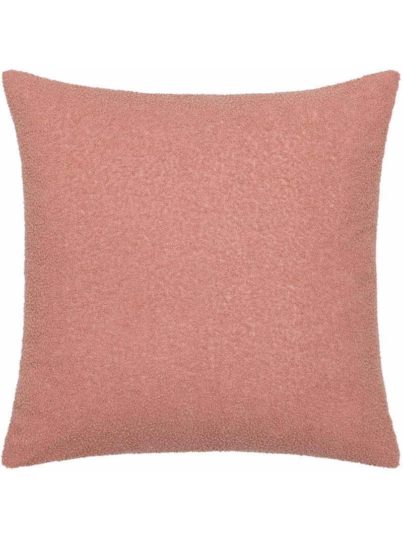 Set da letto a 2 pezzi in pile con risvolto a quadri: copriletto + federa Rosa - Kiabi