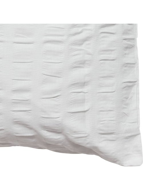 Set da letto a 3 pezzi con righe plissettate - Kiabi Set da letto a 3 pezzi con righe plissettate - Kiabi