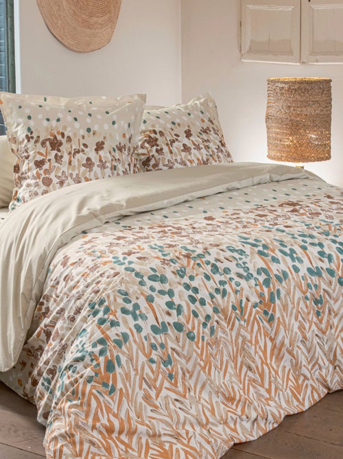 Set da letto in cotone con motivo floreale stilizzato e federe - Kiabi Set da letto in cotone con motivo floreale stilizzato e federe - Kiabi