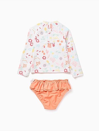 Set da nuoto con protezione UV 40+ e motivo da spiaggia