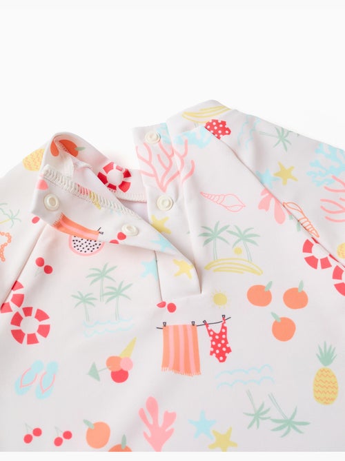 Set da nuoto con protezione UV 40+ e motivo da spiaggia - Kiabi