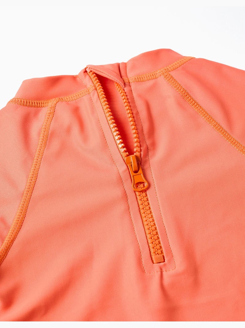 Set da nuoto con protezione UV 40+ e motivo Nero Arancione - Kiabi