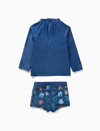 Set da nuoto con protezione UV 80 e motivo