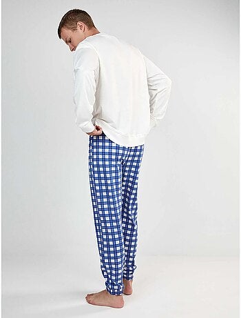 Set da pigiama da uomo the beatles con pantaloni a righe