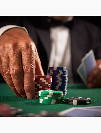 Set da poker texas hold'em da 110 pezzi con custodia cb games