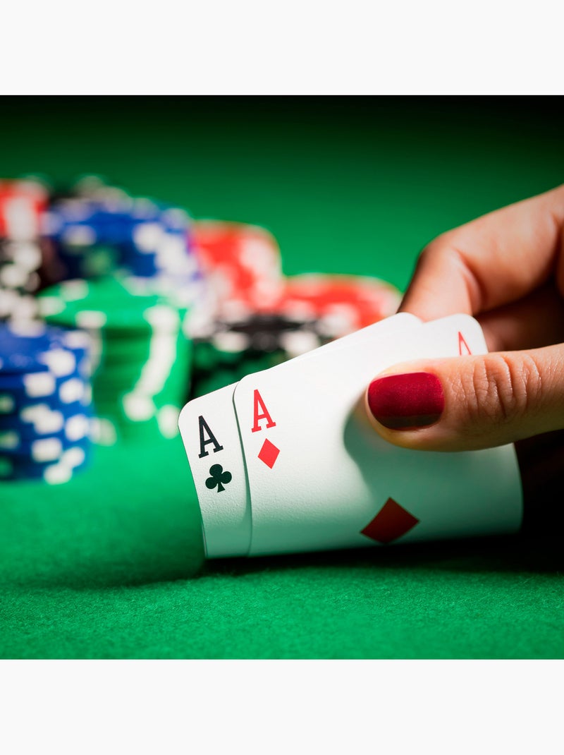 Set da poker texas hold'em da 110 pezzi con custodia cb games N/D - Kiabi