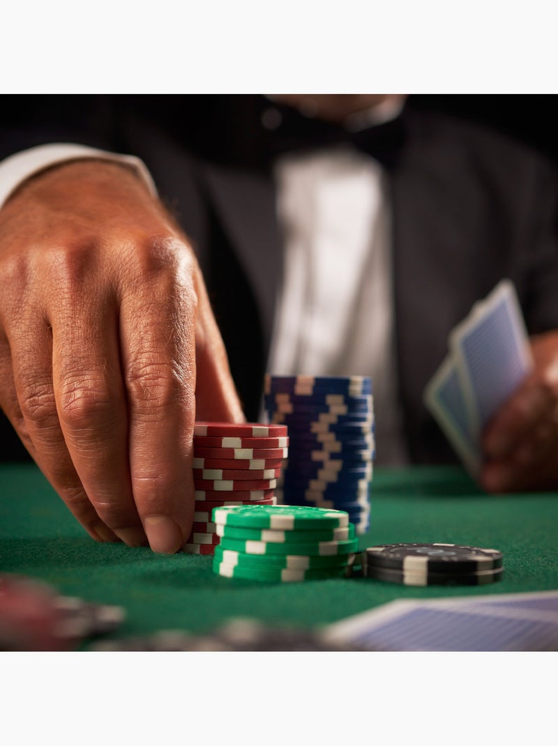 Set da poker texas hold'em da 110 pezzi con custodia cb games N/D - Kiabi