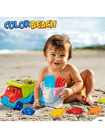 Set da spiaggia camion da spiaggia con accessori colore spiaggia