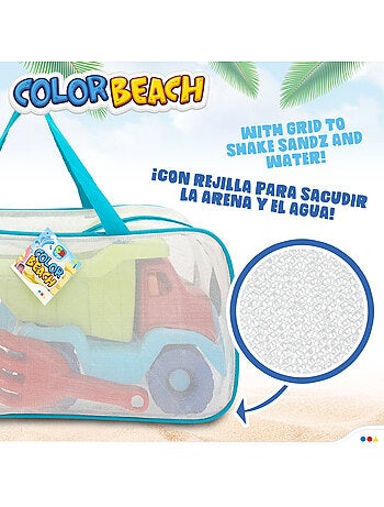 Set da spiaggia camion da spiaggia con accessori colore spiaggia