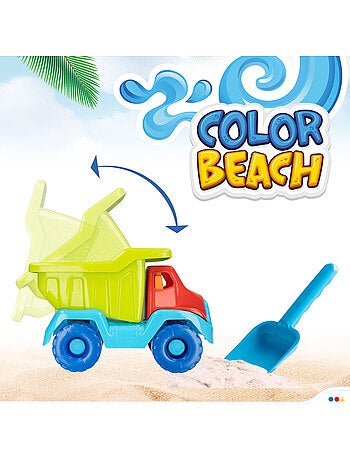 Set da spiaggia camion da spiaggia con accessori colore spiaggia