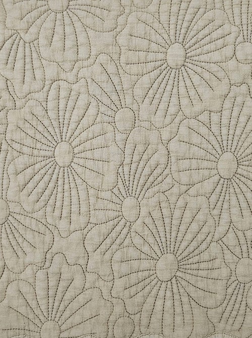 Set da tavola rettangolare trapuntato con motivo floreale ricamato - Kiabi