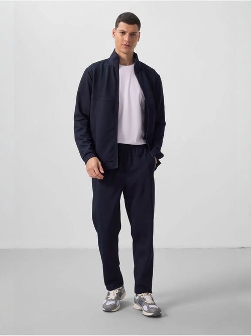 Set da uomo con felpa a maniche lunghe con zip e pantaloni tommy - Kiabi