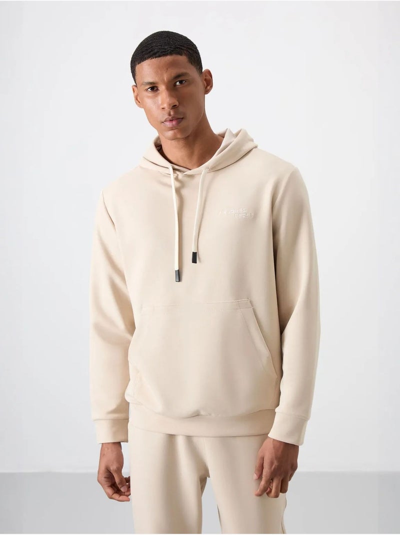Set da uomo con felpa con cappuccio e pantaloni tommy Beige argilla - Kiabi