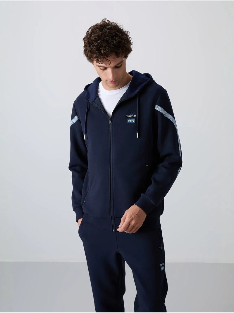 Set da uomo con felpa con cappuccio e pantaloni tommy Blu marino - Kiabi