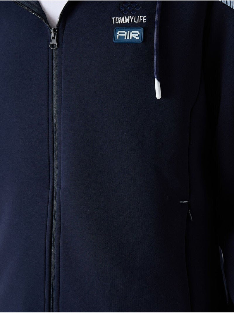 Set da uomo con felpa con cappuccio e pantaloni tommy Blu marino - Kiabi