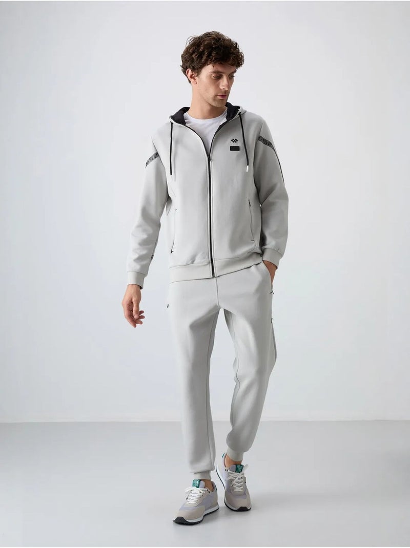 Set da uomo con felpa con cappuccio e pantaloni tommy Grigio chiaro - Kiabi