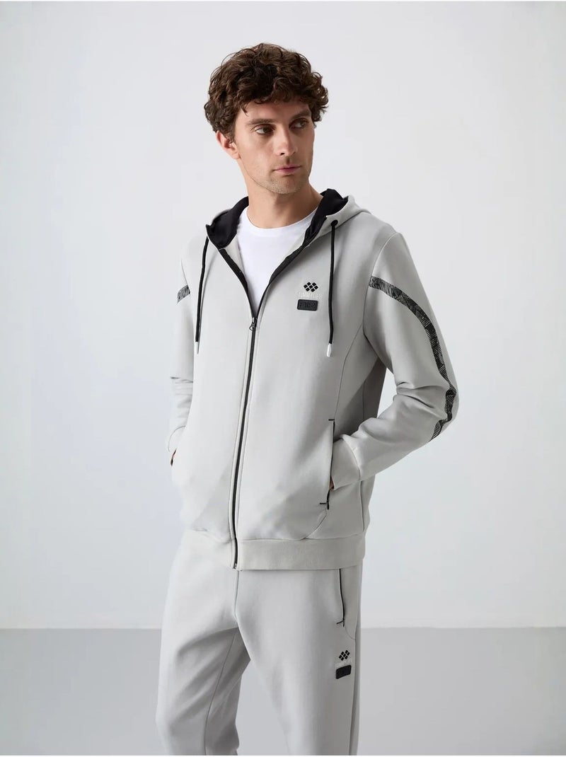 Set da uomo con felpa con cappuccio e pantaloni tommy Grigio chiaro - Kiabi