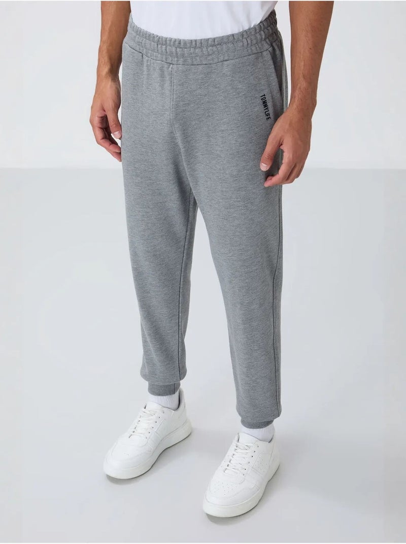Set da uomo con felpa con cappuccio e pantaloni tommy Grigio - Kiabi