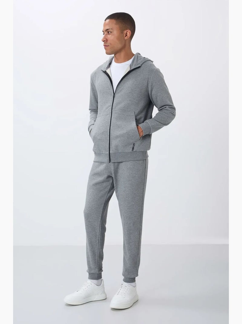 Set da uomo con felpa con cappuccio e pantaloni tommy Grigio - Kiabi