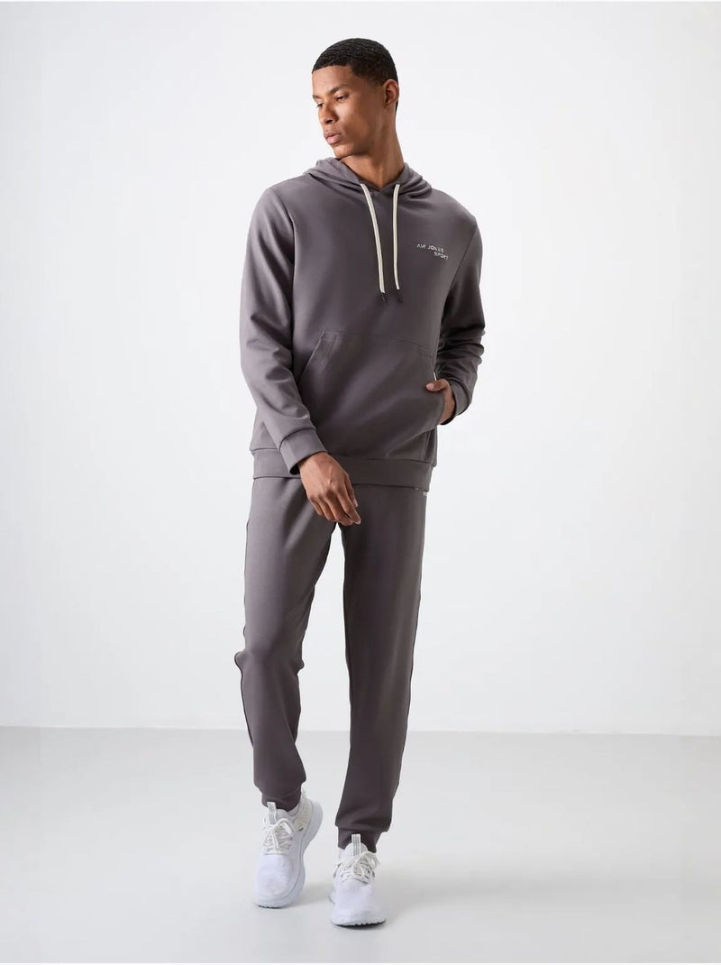 Set da uomo con felpa con cappuccio e pantaloni tommy Grigio nero - Kiabi