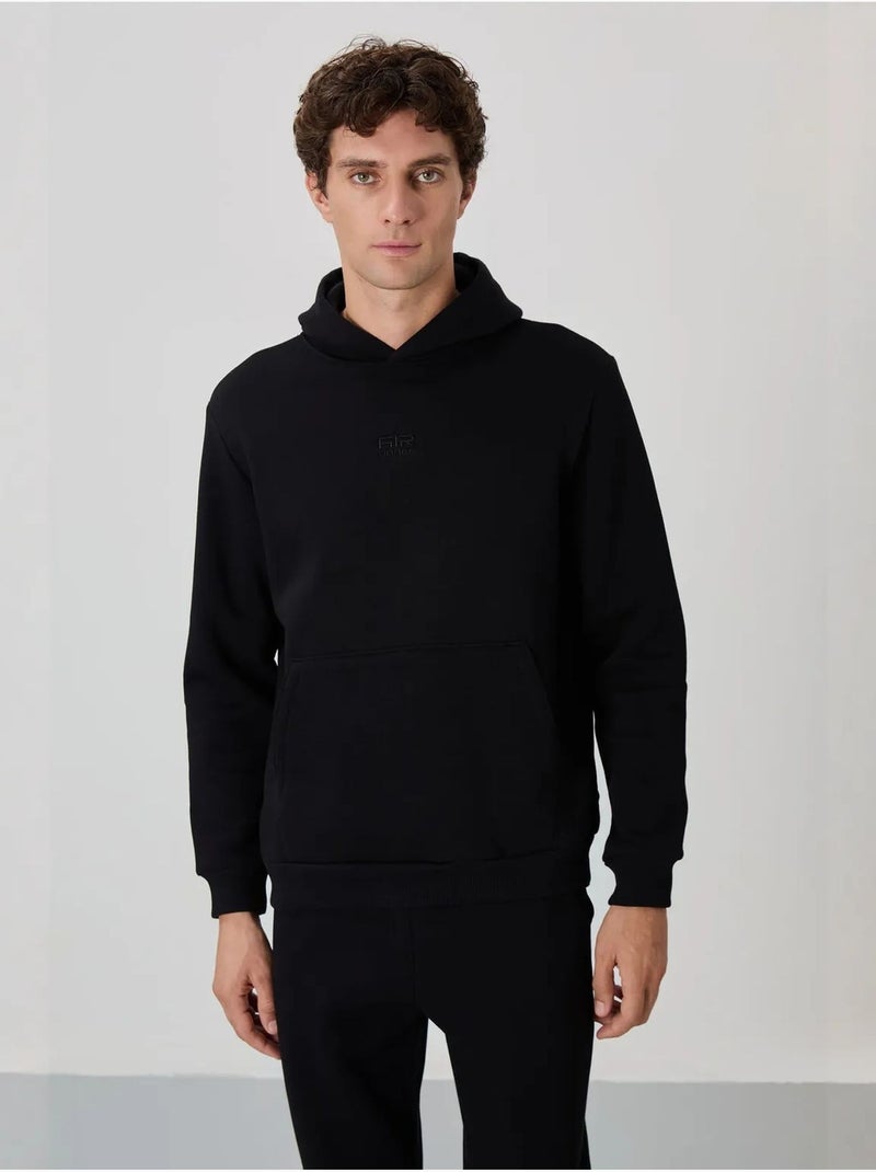 Set da uomo con felpa con cappuccio e pantaloni tommy Nero - Kiabi