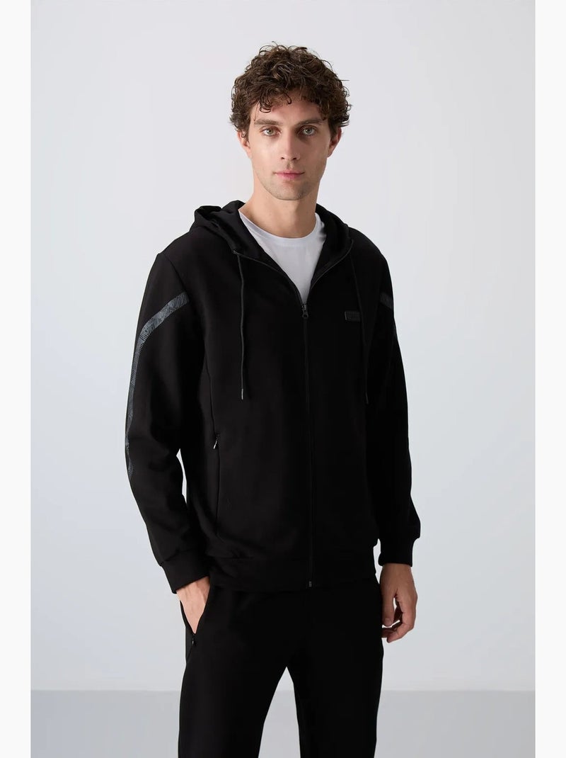 Set da uomo con felpa con cappuccio e pantaloni tommy Nero - Kiabi