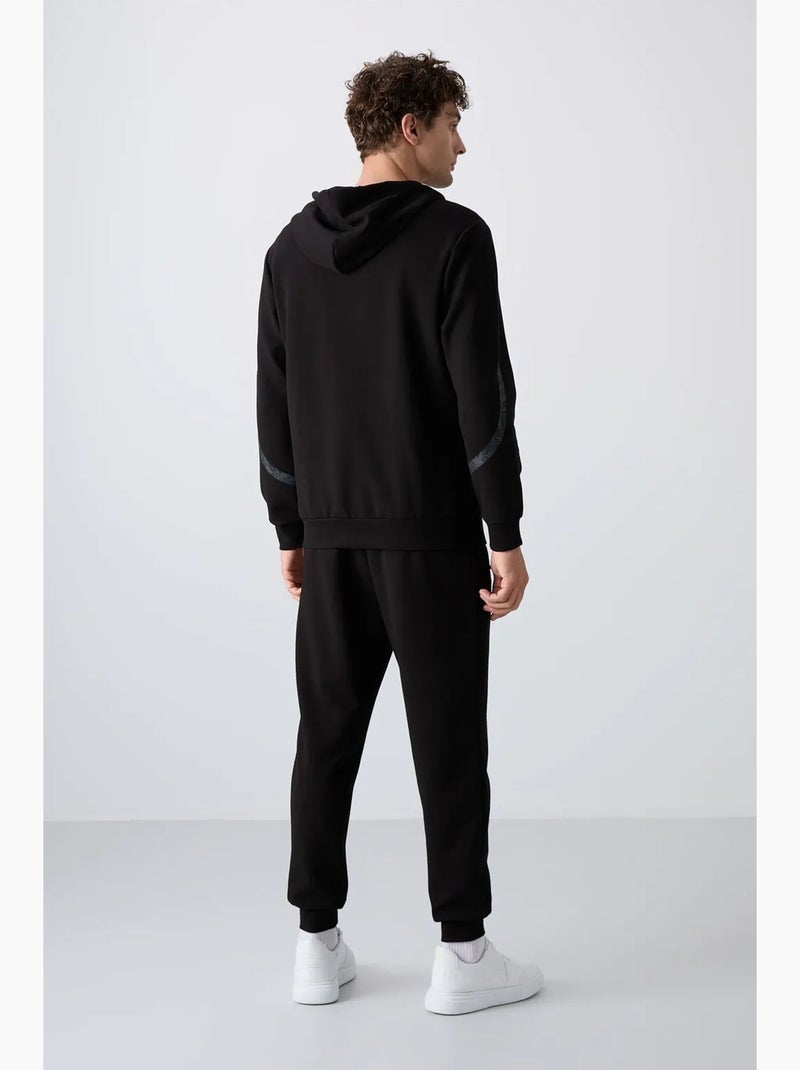 Set da uomo con felpa con cappuccio e pantaloni tommy Nero - Kiabi