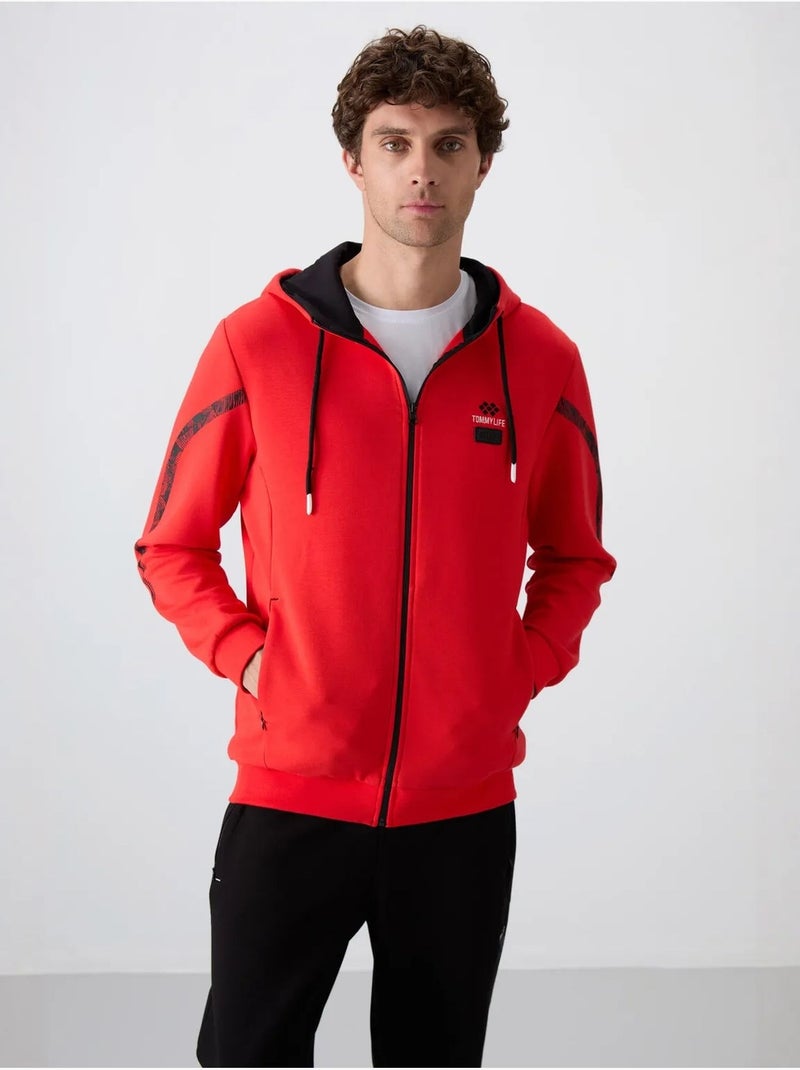 Set da uomo con felpa con cappuccio e pantaloni tommy Rosso - Kiabi