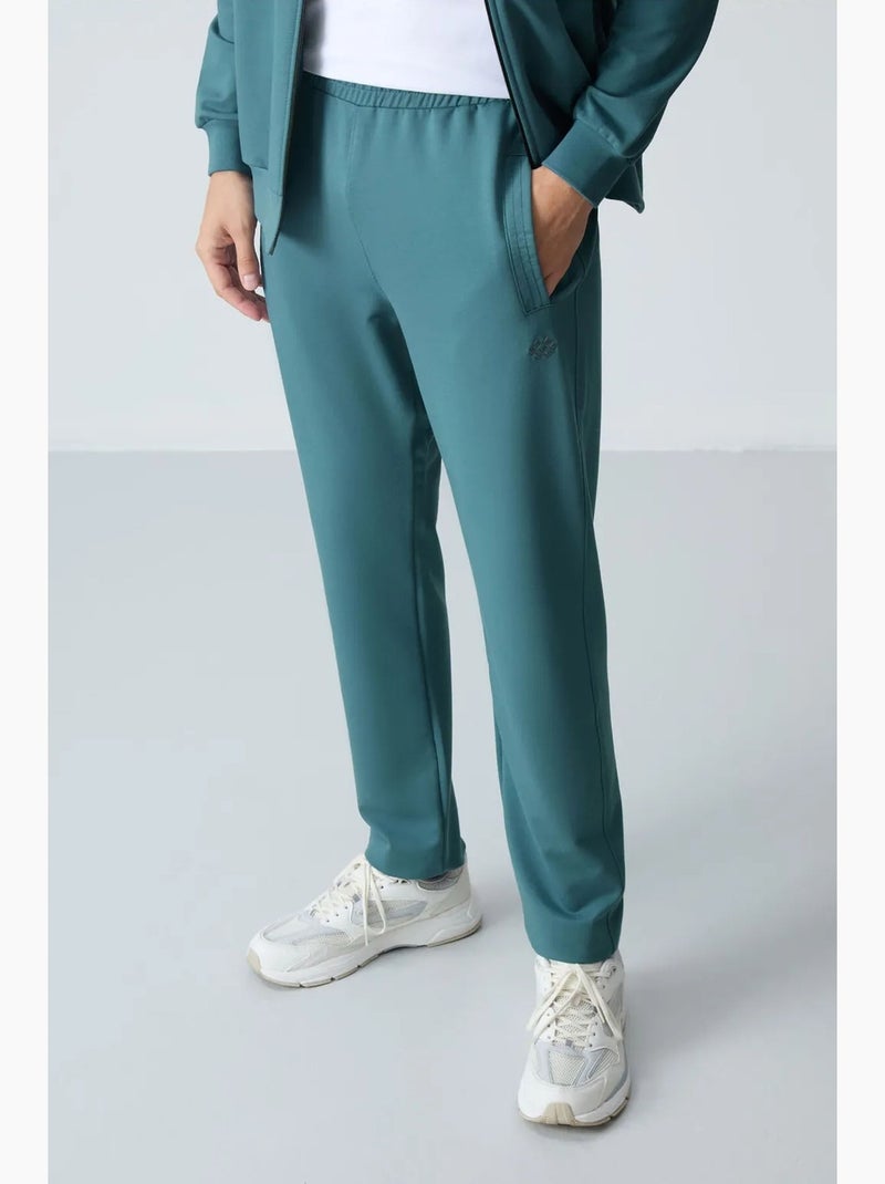 Set da uomo con felpa con collo con zip e pantaloni tommy Blu pavone - Kiabi