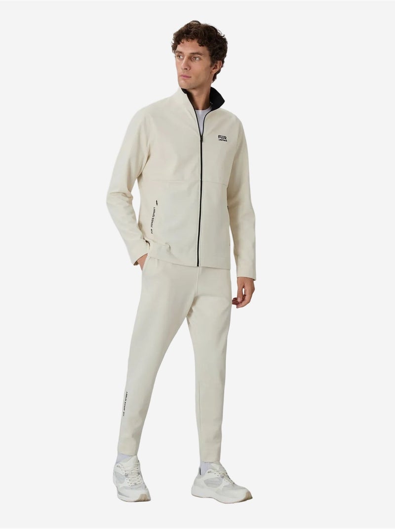 Set da uomo con felpa con collo con zip e pantaloni tommy Sabbia - Kiabi
