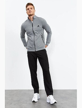 Set da uomo con felpa con zip frontale e pantaloni tommy