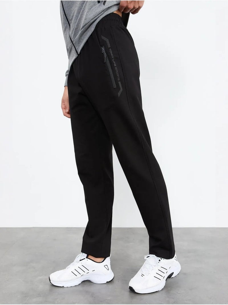 Set da uomo con felpa con zip frontale e pantaloni tommy Grigio - Kiabi