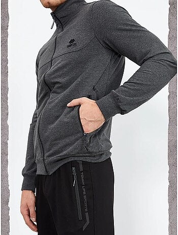 Set da uomo con felpa con zip frontale e pantaloni tommy