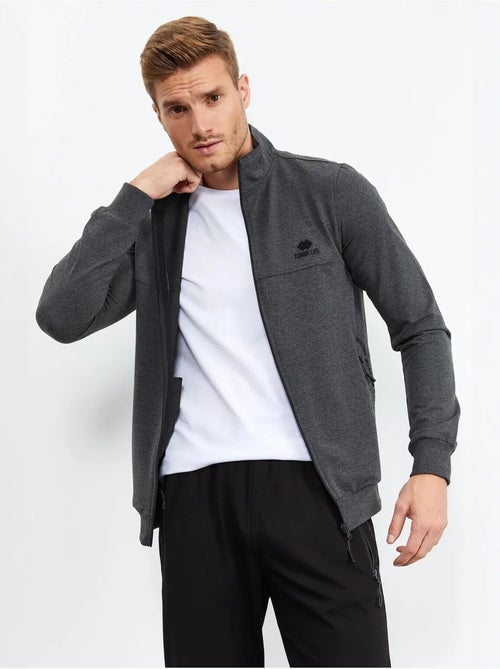 Set da uomo con felpa con zip frontale e pantaloni tommy - Kiabi Set da uomo con felpa con zip frontale e pantaloni tommy - Kiabi