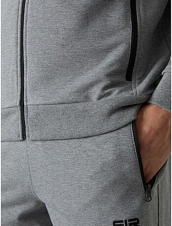 Set da uomo con felpa e pantaloni in pile lavorato a maglia tommy