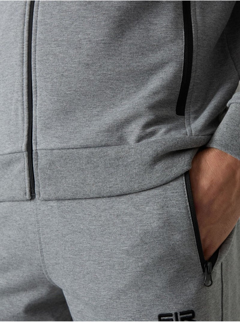 Set da uomo con felpa e pantaloni in pile lavorato a maglia tommy Grigio - Kiabi