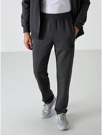 Set da uomo con felpa e pantaloni in pile lavorato a maglia tommy