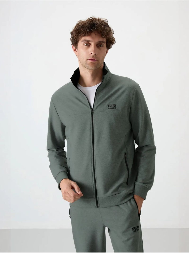 Set da uomo con felpa e pantaloni in pile lavorato a maglia tommy Verde - Kiabi