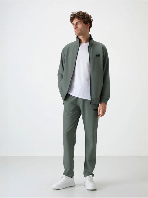 Set da uomo con felpa e pantaloni in pile lavorato a maglia tommy - Kiabi Set da uomo con felpa e pantaloni in pile lavorato a maglia tommy - Kiabi