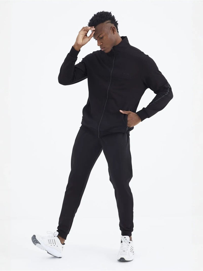 Set da uomo con felpa in pile e pantaloni tommy Nero - Kiabi
