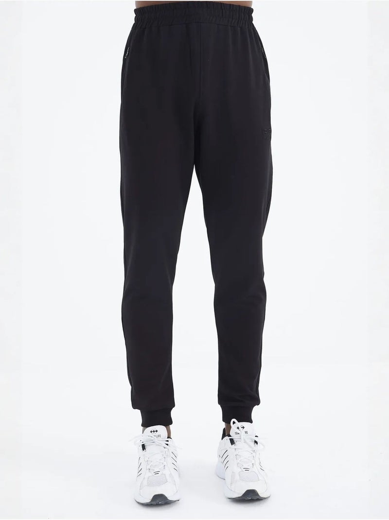 Set da uomo con felpa in pile e pantaloni tommy Nero - Kiabi