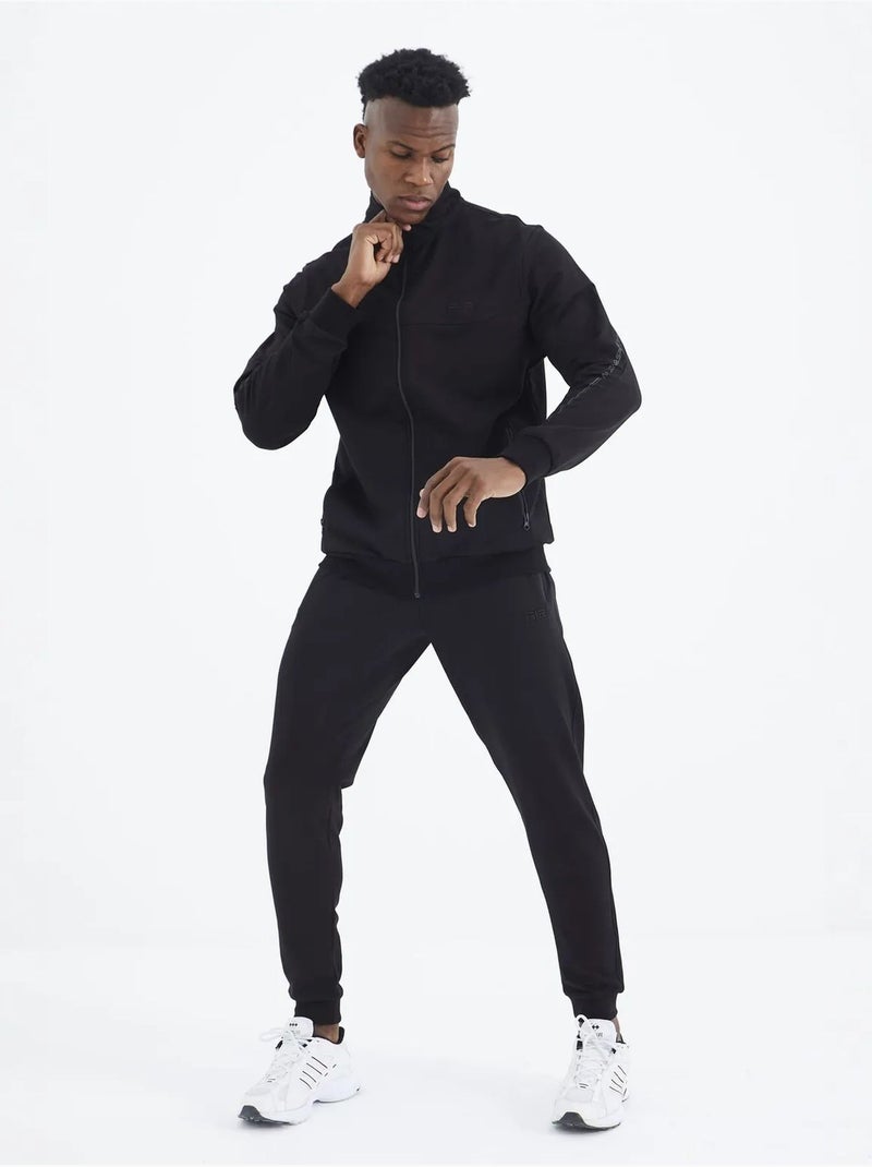 Set da uomo con felpa in pile e pantaloni tommy Nero - Kiabi