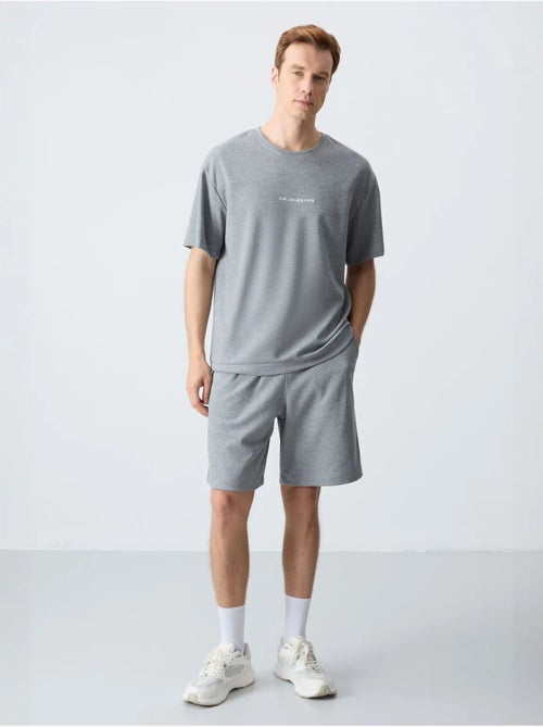 Set da uomo con t-shirt oversize e shorts in misto cotone tommy - Kiabi
