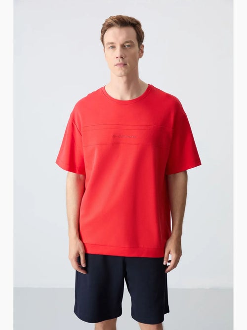 Set da uomo con t-shirt oversize e shorts in misto cotone tommy - Kiabi