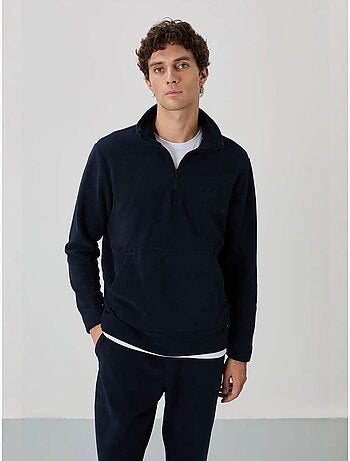 Set da uomo di felpa e pantaloni in pile di poliestere tommy