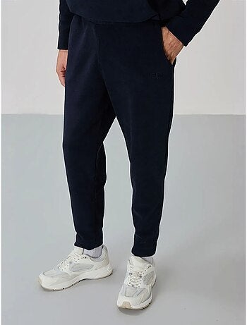 Set da uomo di felpa e pantaloni in pile di poliestere tommy