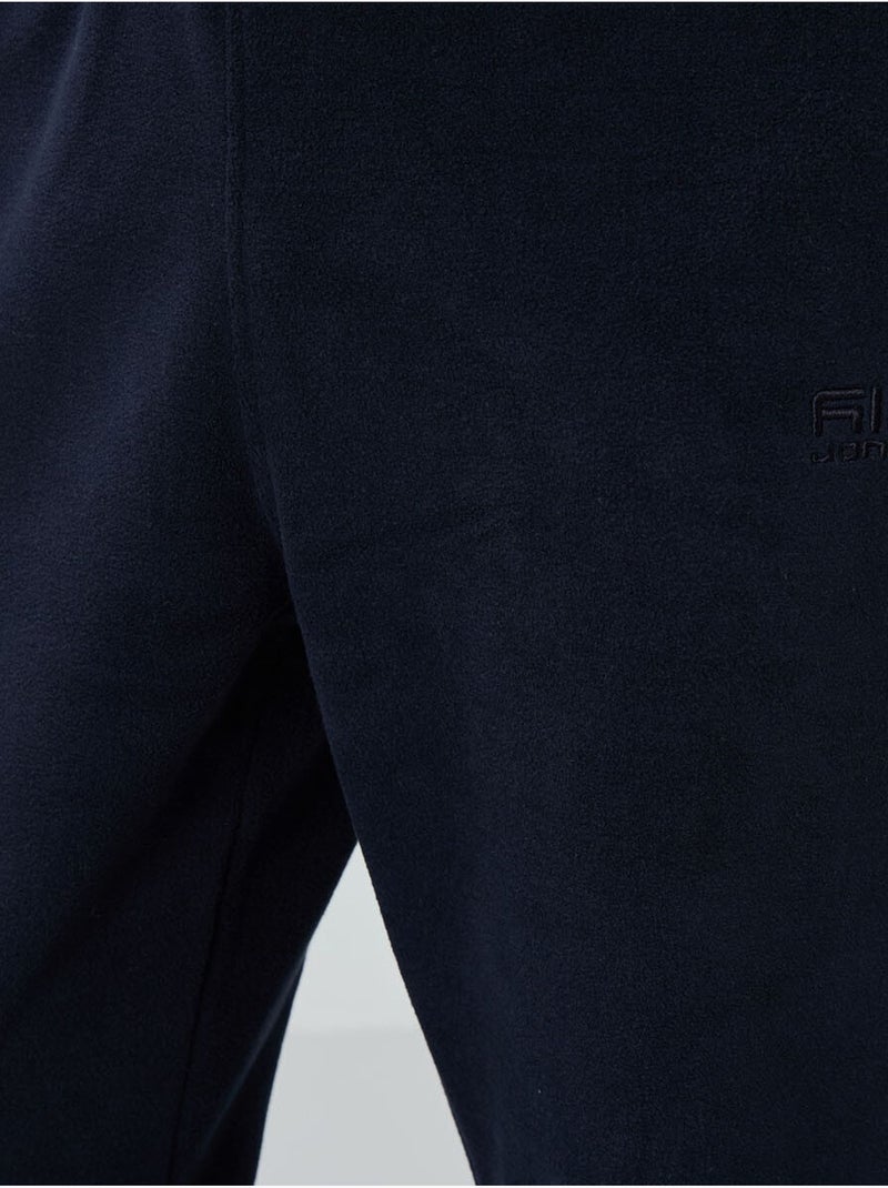 Set da uomo di felpa e pantaloni in pile di poliestere tommy Blu marino - Kiabi