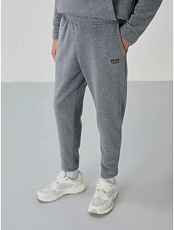 Set da uomo di felpa e pantaloni in pile di poliestere tommy