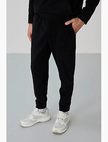Set da uomo di felpa e pantaloni in pile di poliestere tommy