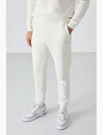 Set da uomo di felpa in pile di cotone e poliestere con sweatshirt e pantaloni tommy